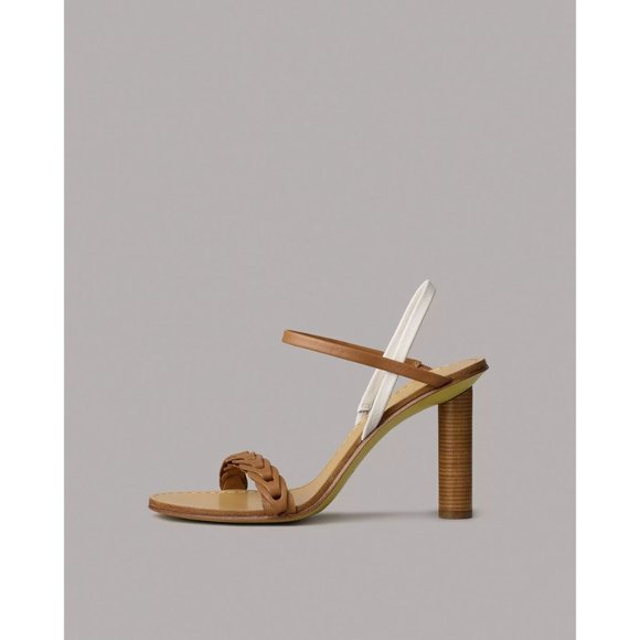 🆕 RAG & BONE Infinity Cylinder Heel Sandal Shoes Brown 11 - Picture 5 of 13